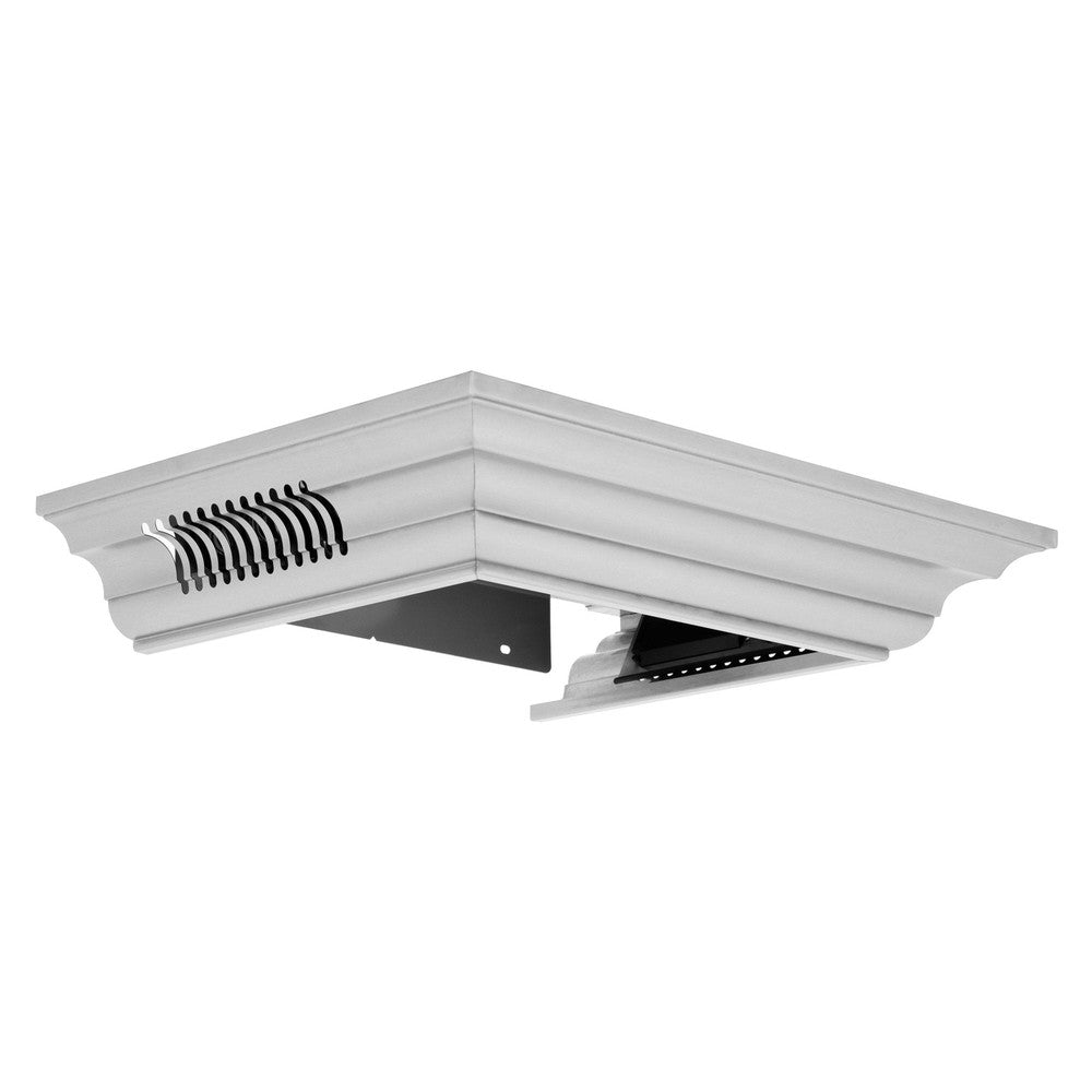 ZLINE CM6 BT KN/KN4 Stainless Steel Crown Molding with Built-in Bluetooth Speakers - Premium Home Audio Decor for Living Room, Kitchen & Office
