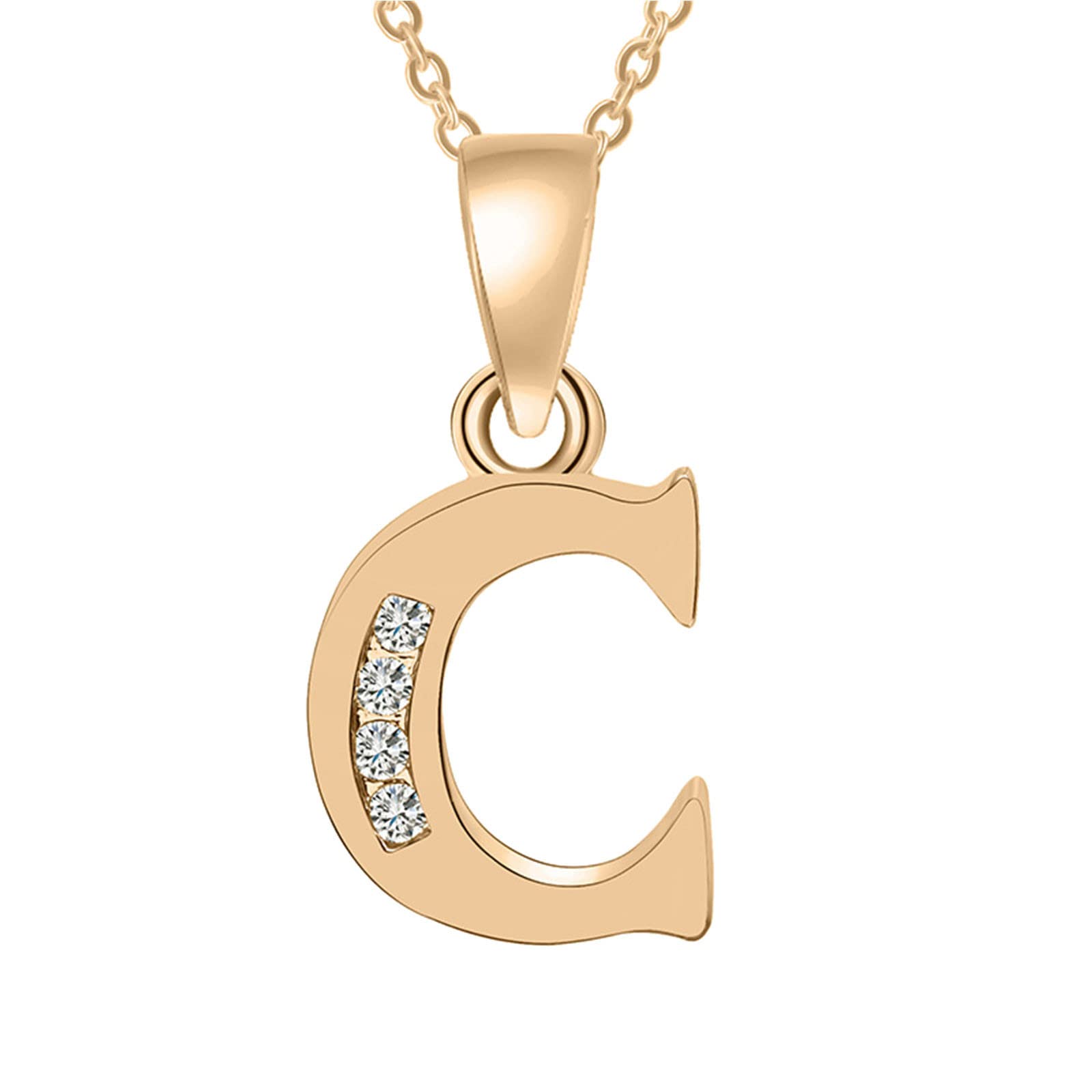 Personalized 26 English Letter Name Necklace for Women - Fashion Jewelry Gift with Custom Initial Pendant - Perfect for Birthdays, Anniversaries & Special Occasions