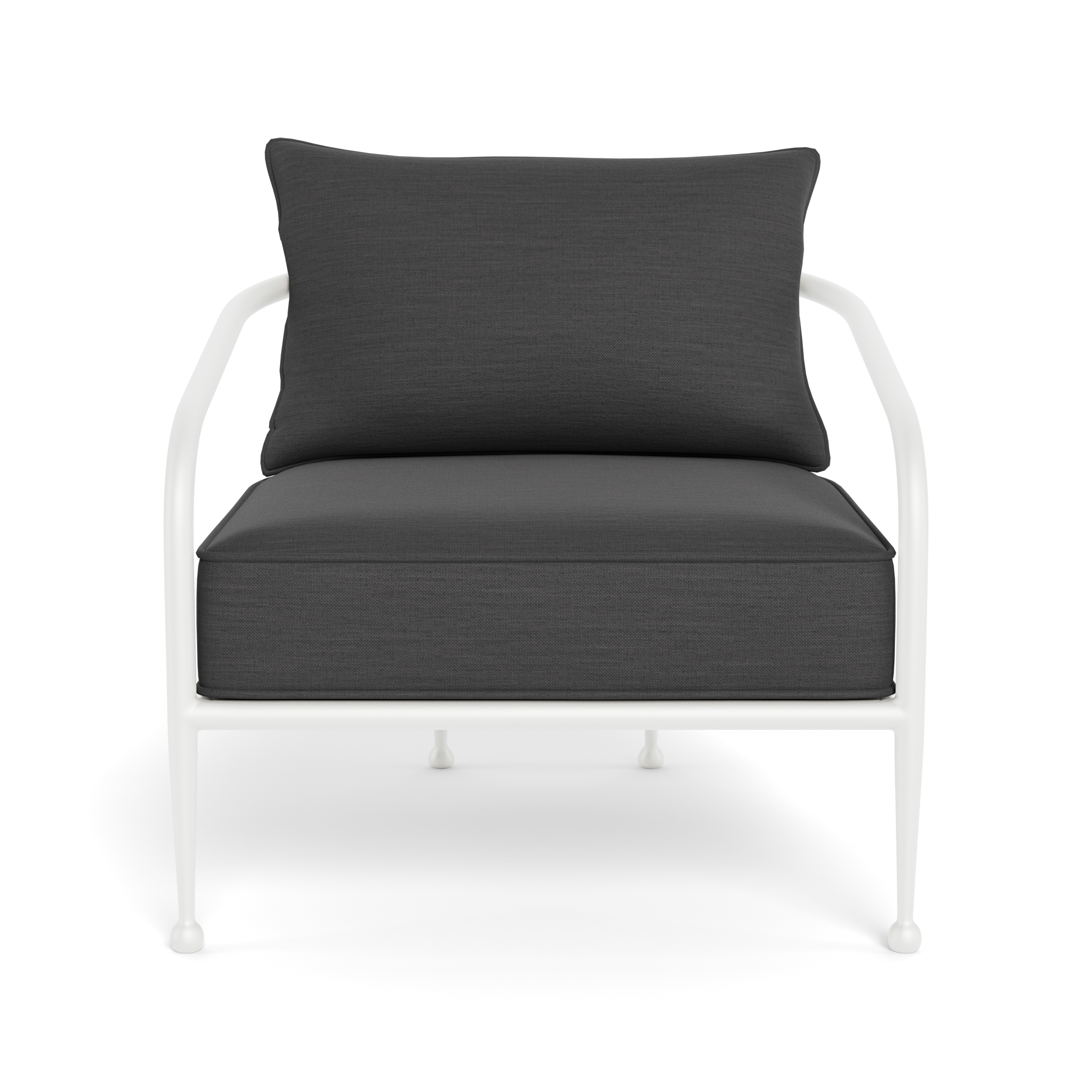 Andre Lounge Chair - Modern Accent Chair for Living Room, Bedroom & Office - Comfortable Upholstered Armchair with Wooden Legs - Perfect for Relaxing, Reading & Lounging