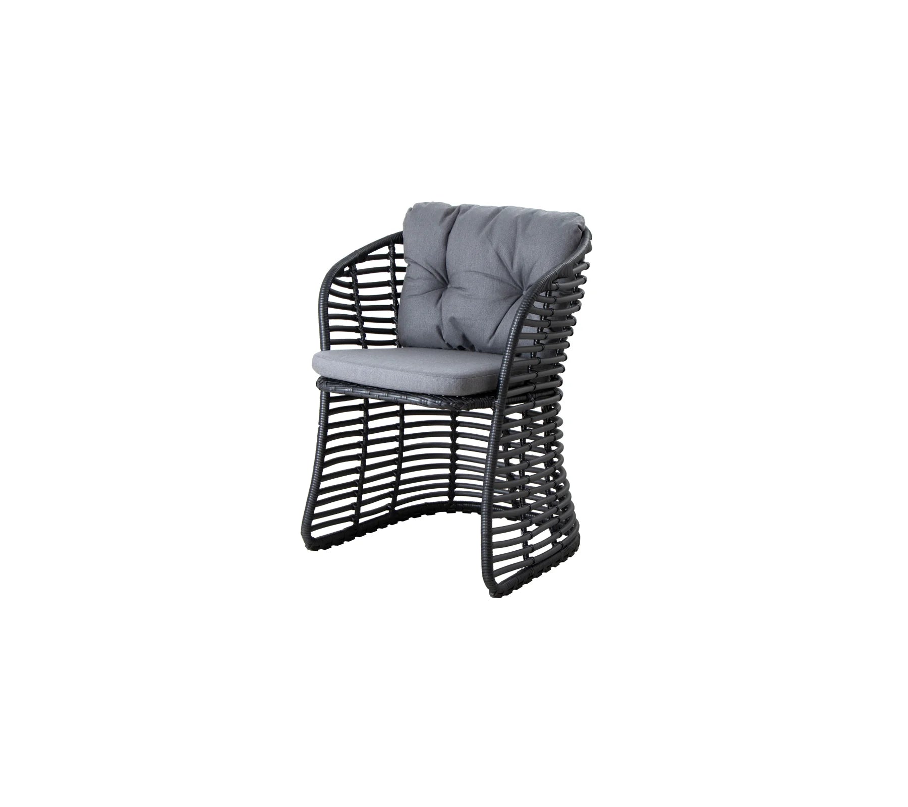 Outdoor Wicker Dining Chairs Set of 2 - Patio Furniture for Garden, Poolside, and Backyard - Weather-Resistant Rattan Chairs with Cushions