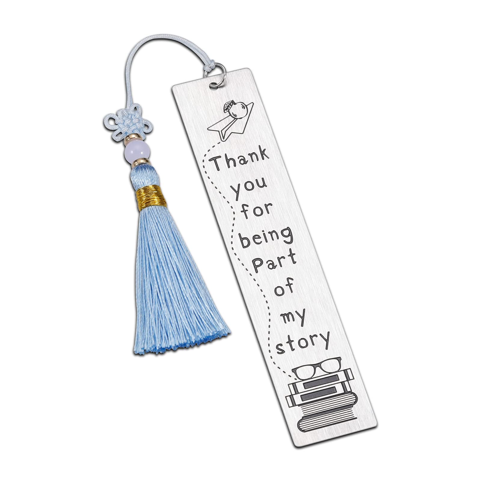 Personalized Teacher Gifts - Inspirational Bookmark for Women & Men - Perfect for Teacher Appreciation, Graduation, Valentine's Day, Birthday, Christmas & Retirement - Ideal for Spanish, PE, Preschool, Daycare & Special Education Teachers - Thoughtful Gift for Classroom & Home Use