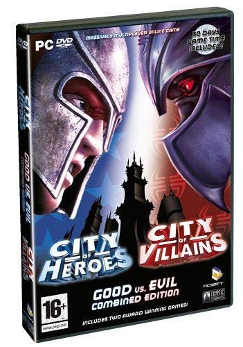 City of Heroes & City of Villains PC Game Bundle - Superhero & Villain MMO RPG Adventure | Perfect for Online Multiplayer Gaming & Comic Book Fans