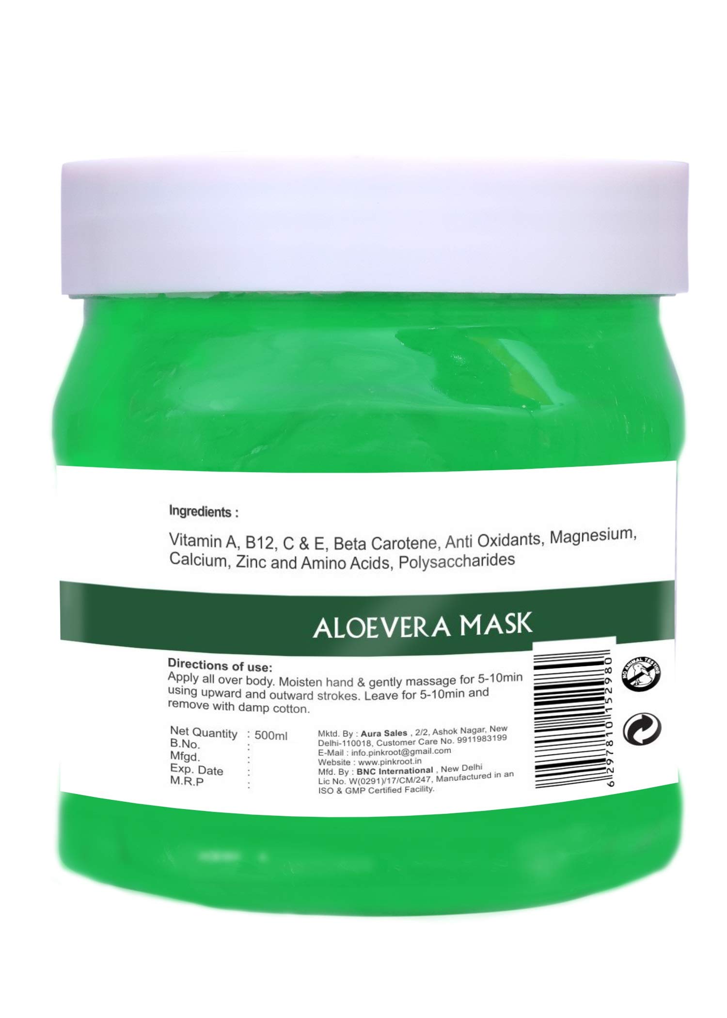 Organic Pink Root Aloe Vera Face Mask & Fruit Scrub Set - 500gm Each for Hydrating, Exfoliating & Brightening Skin | Perfect for Spa Day, Self-Care Routine & Glowing Skin Treatment