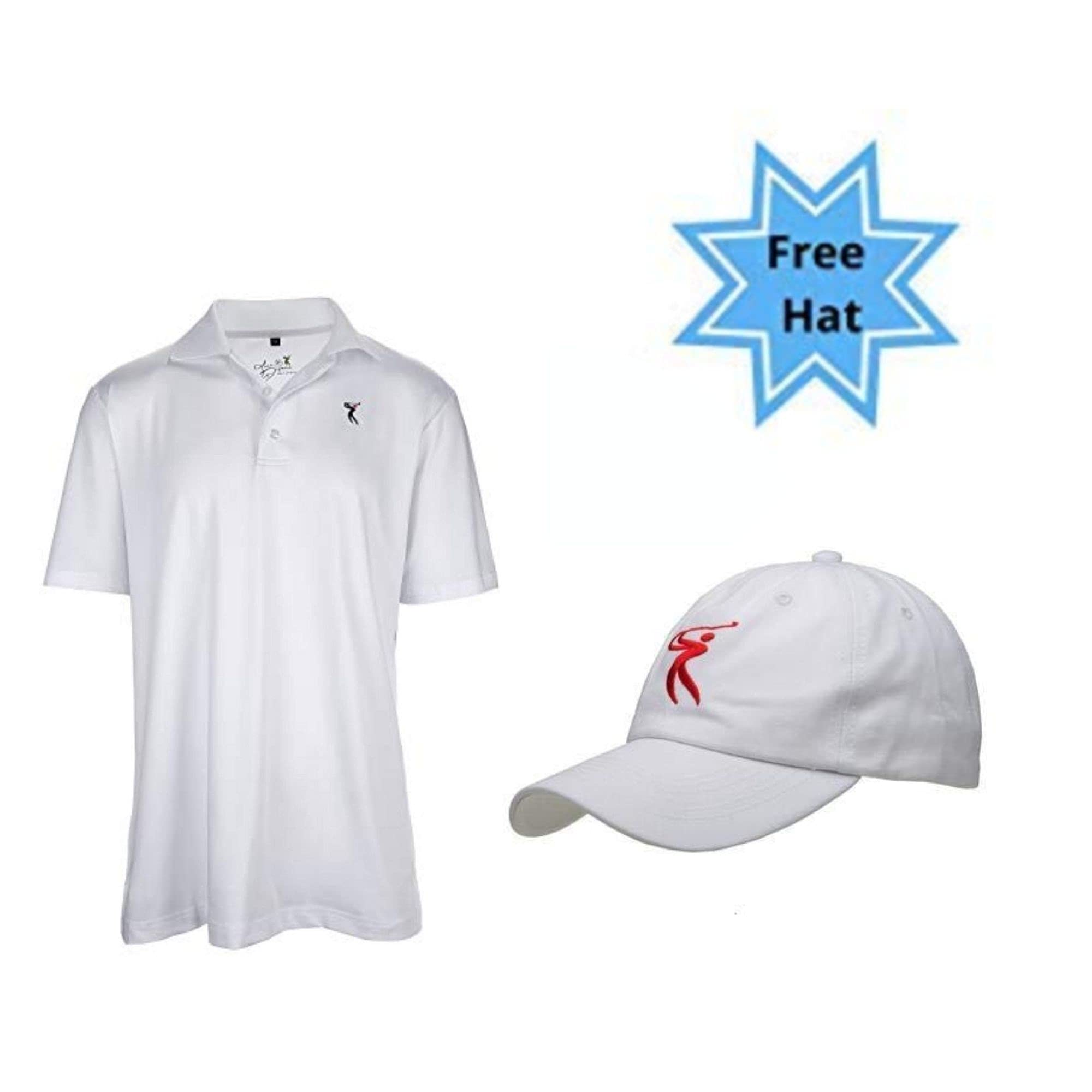 Men's Slim Fit Short Sleeve Golf Polo Shirt - Moisture Wicking Polyester Spandex Blend - Breathable Athletic Performance Shirt for Golf, Tennis & Casual Wear
