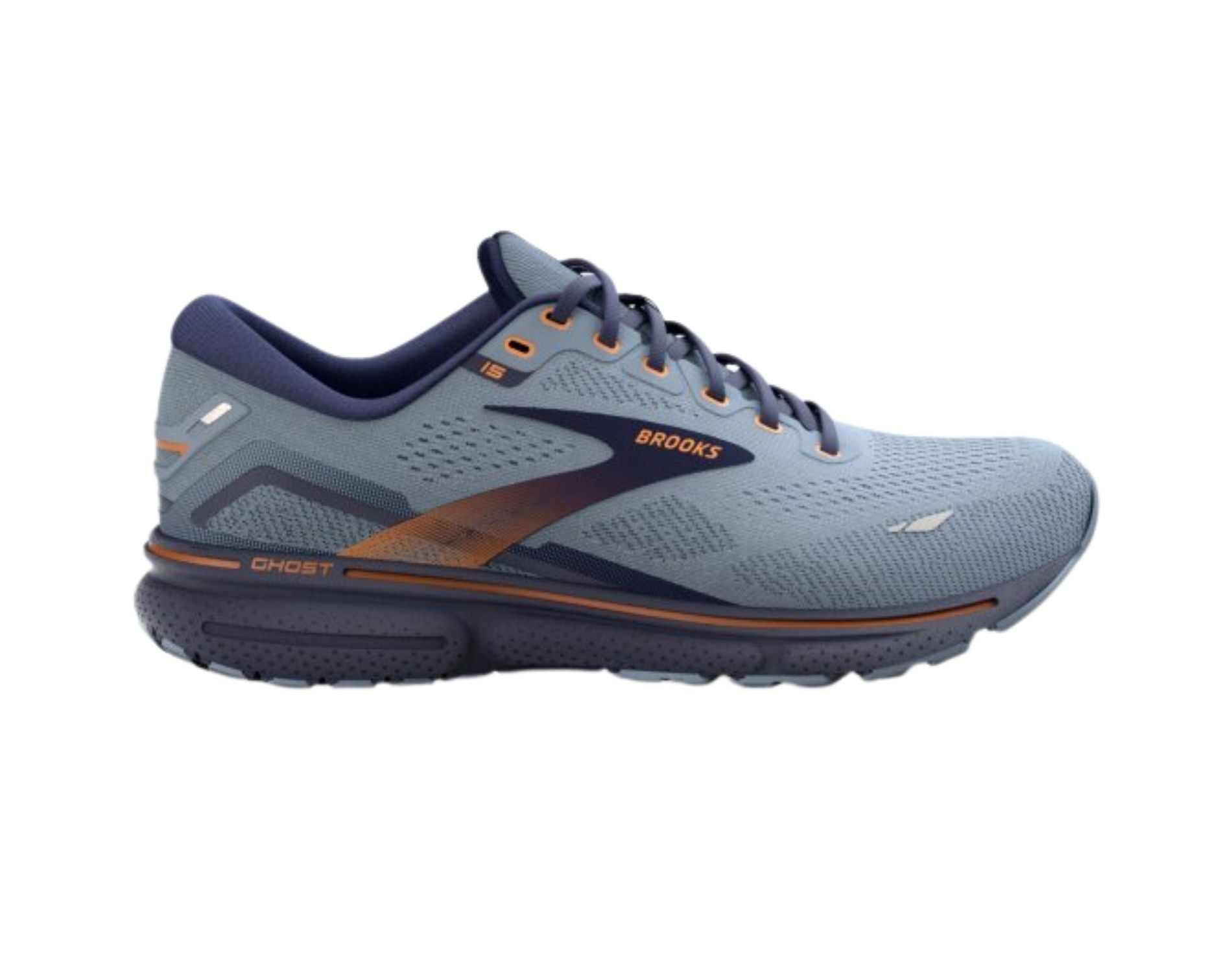 Brooks Ghost 15 Running Shoes for Men - Wide Width Cushioned Road Running Sneakers for Long Distance Training & Marathon