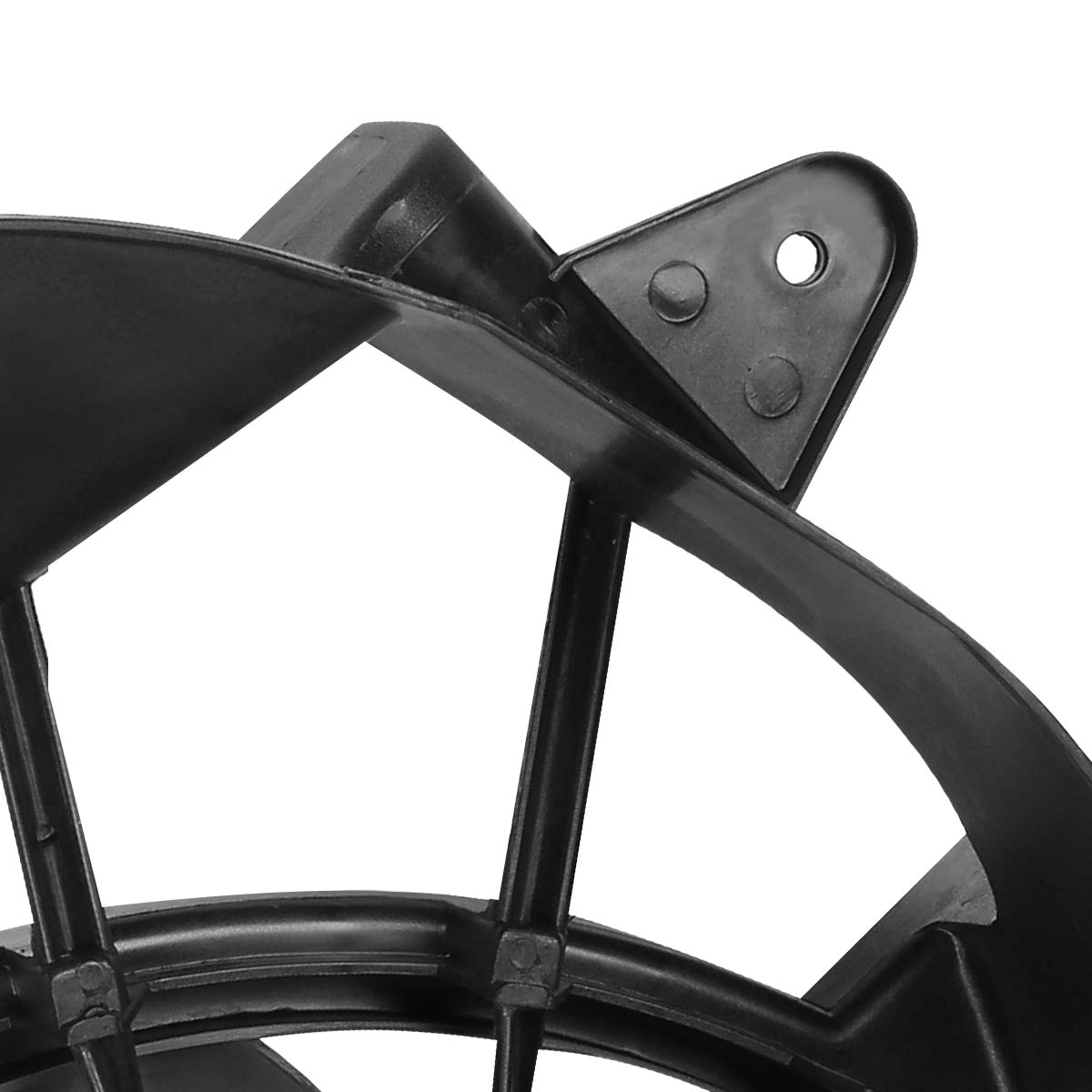 DNA MOTORING OEM-RF-0046 High Performance Radiator Cooling Fan - Direct Replacement for 2006-2007 Jeep Commander & 2005-2008 Grand Cherokee - Improved Cooling Efficiency - Black - Perfect for Off-Roading & Hot Weather Driving