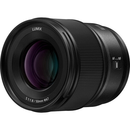 Panasonic LUMIX S 50mm f/1.8 Full Frame Lens for Mirrorless Cameras - Fast Aperture Prime Lens for Portrait, Street & Low Light Photography