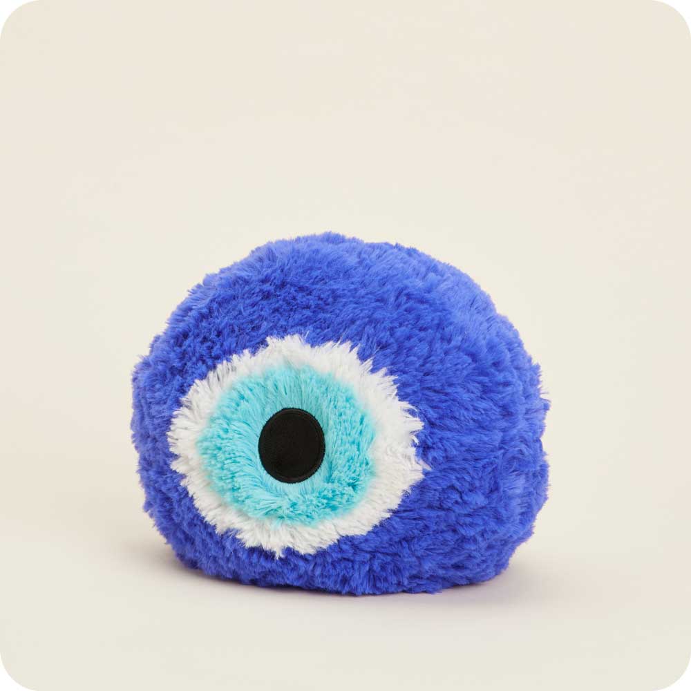 Evil Eye Warmies Plush Heating Pad - Microwaveable Scented Stuffed Animal for Stress Relief & Anxiety - Perfect for Home, Office, and Travel Use
