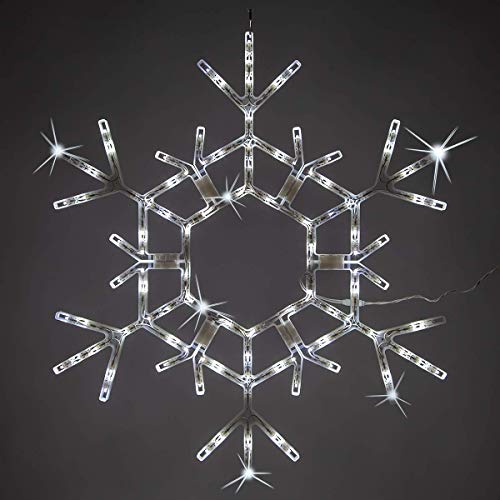 Cool White TWINKLE Snowflake