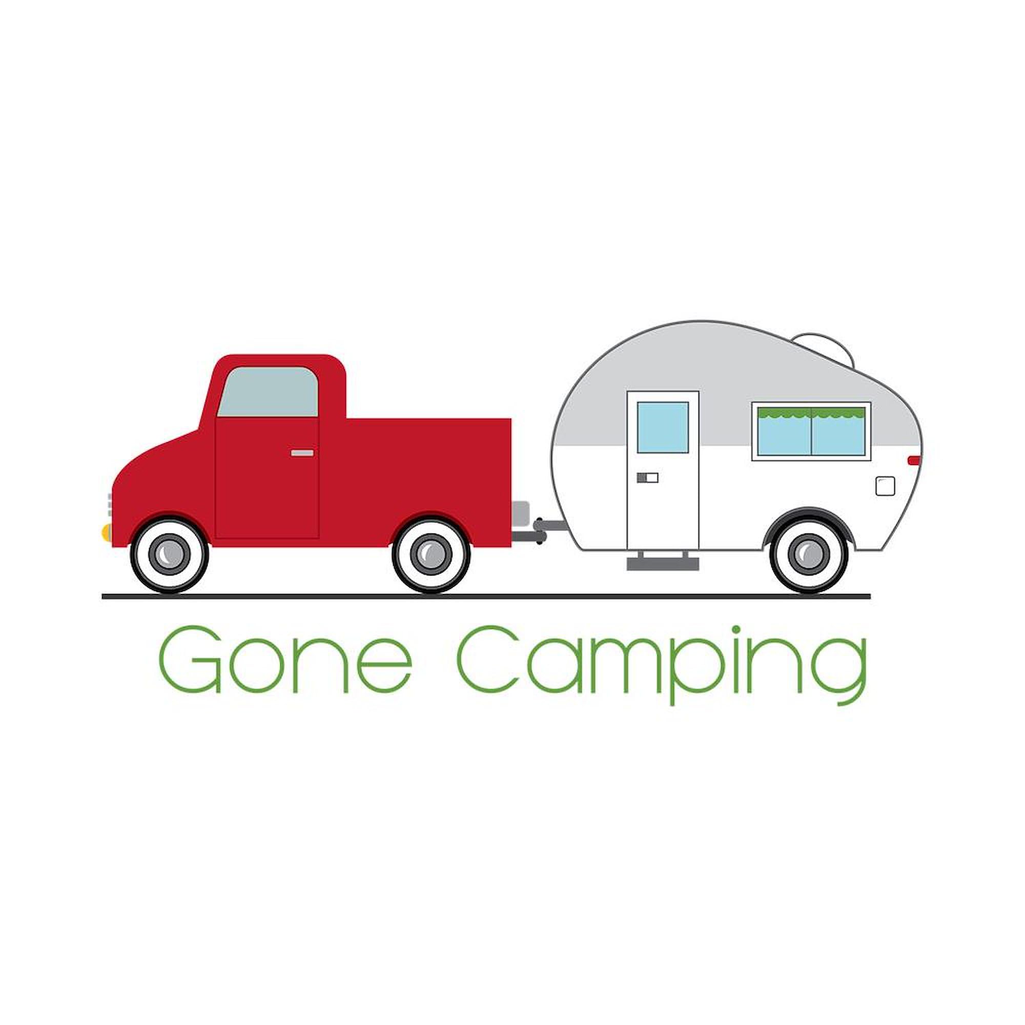 Gone Camping 15 oz (444 ml) Ceramic Coffee Mug - Perfect for Outdoor Adventures, Hiking & Camping Trips