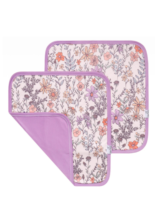 Copper Pearl Flora Security Blanket Set - Soft Baby Blanket for Newborns & Toddlers - Perfect for Nursery, Stroller, and Travel Comfort