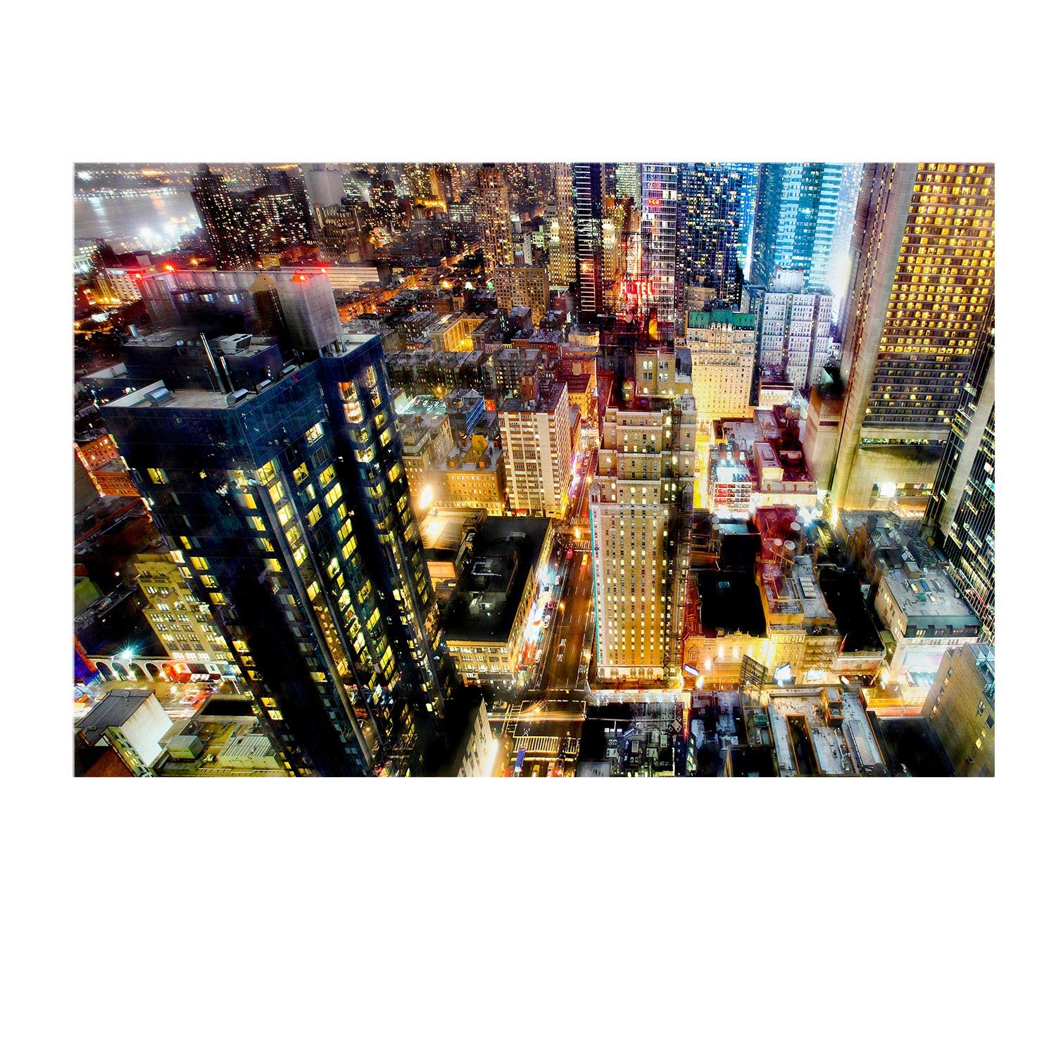 Startonight Mural Wall Art - Modern City Glam Urban Photo Wallpaper for Bedroom & Living Room Decor (100