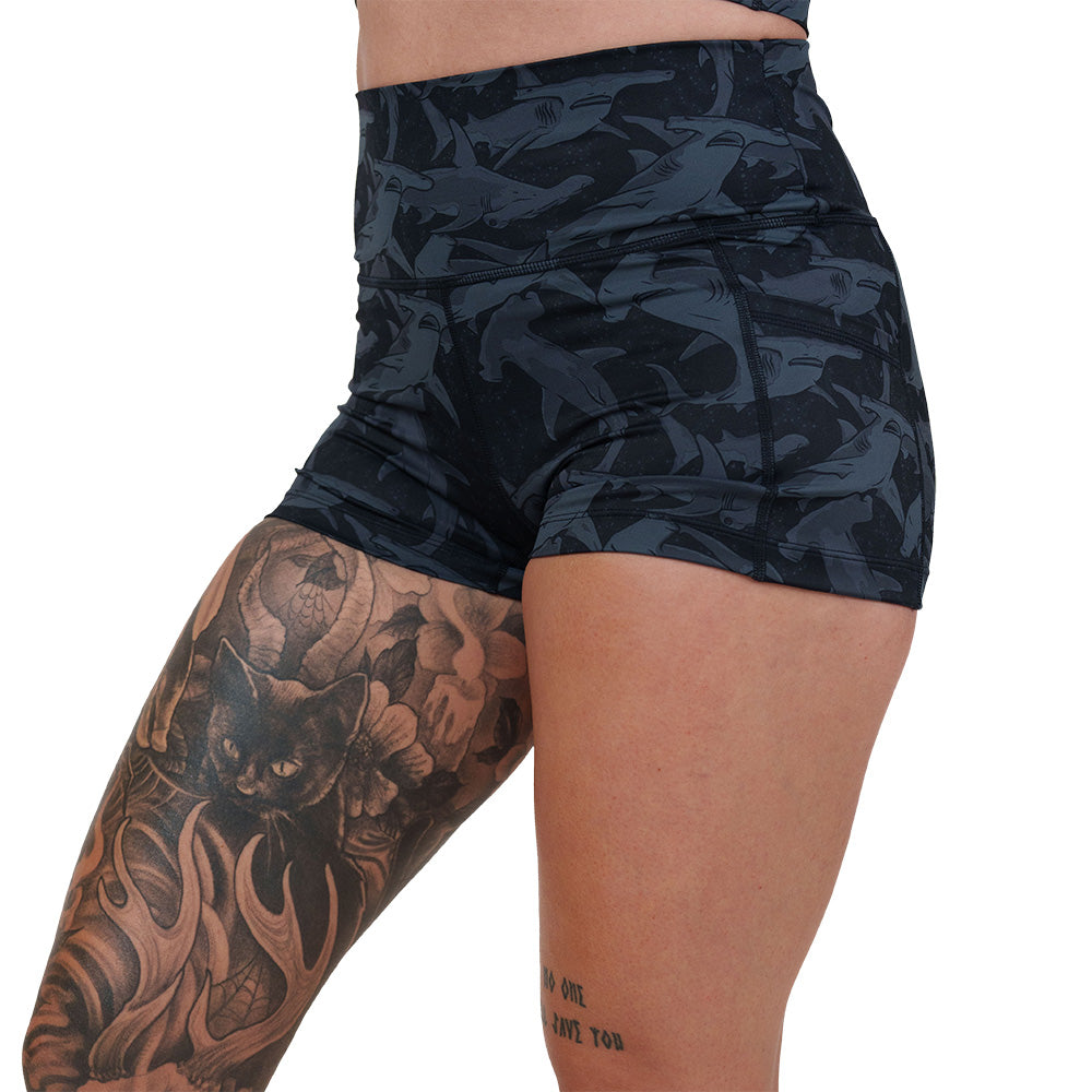 Shadow Sharks Men's Athletic Shorts - Quick-Dry, Lightweight & Comfortable for Running, Gym & Outdoor Activities