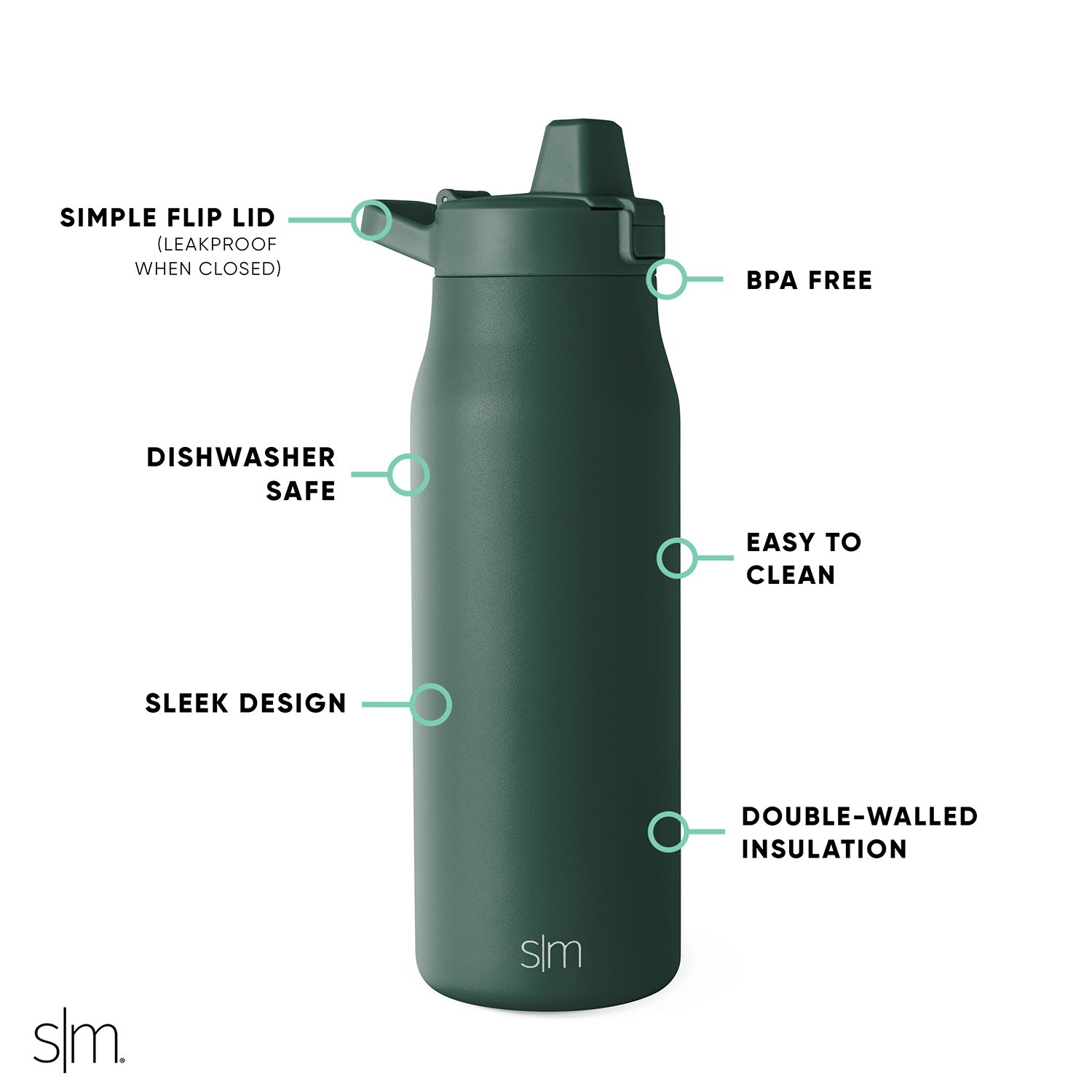Stainless Steel Flip Top Straw Lid with Simple Filter - Perfect for Tumbler Cups, Travel Mugs & Reusable Water Bottles