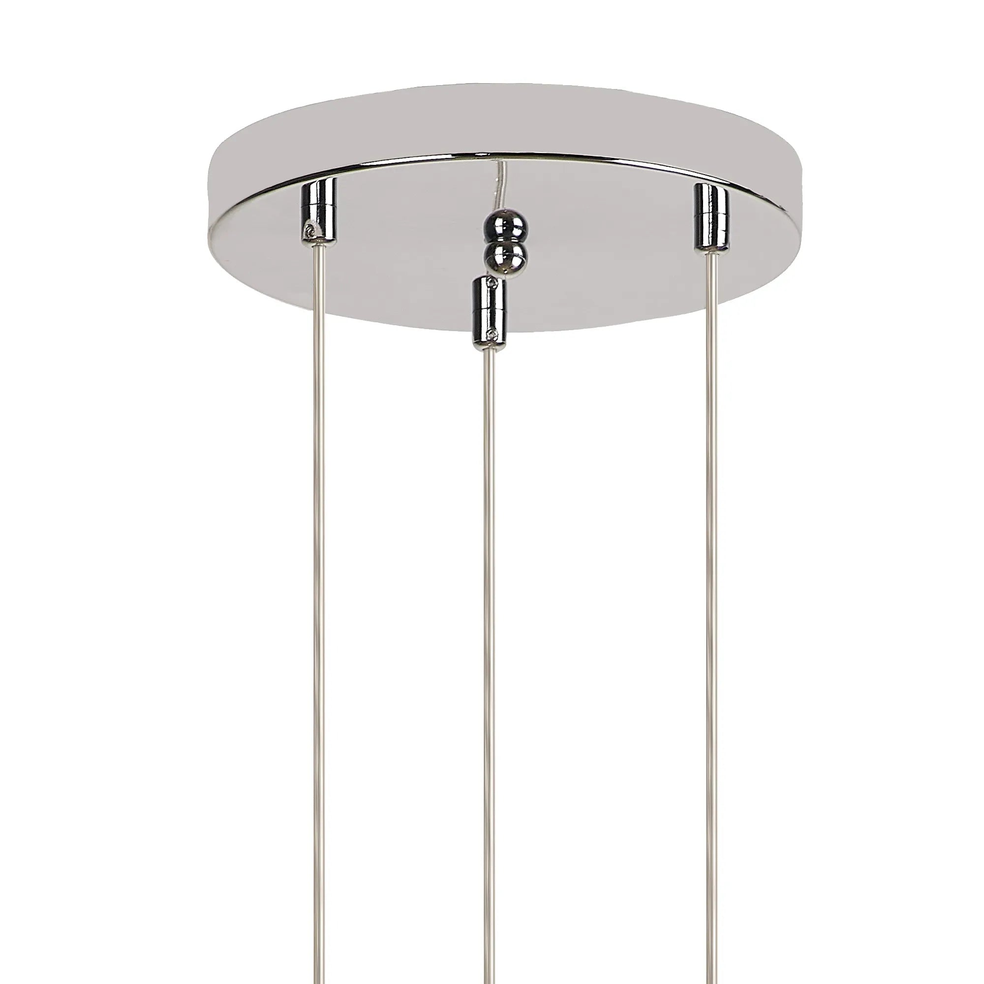 Austin 31cm Round Glass Pendant Light Fixture with 3 G9 Bulb Sockets - Perfect for Kitchen Island, Dining Room, and Modern Home Lighting