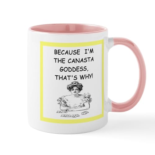 White/Pink Inside - Canasta Joke Mugs