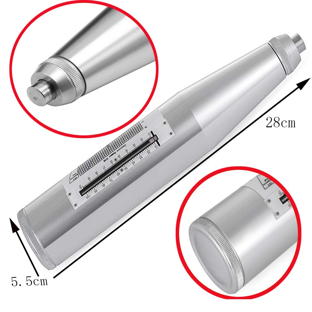 Professional Concrete Test Hammer - Rebound Tester for Strength Measurement (10-60Mpa) | Durable Construction Tool for Quality Control & On-Site Testing