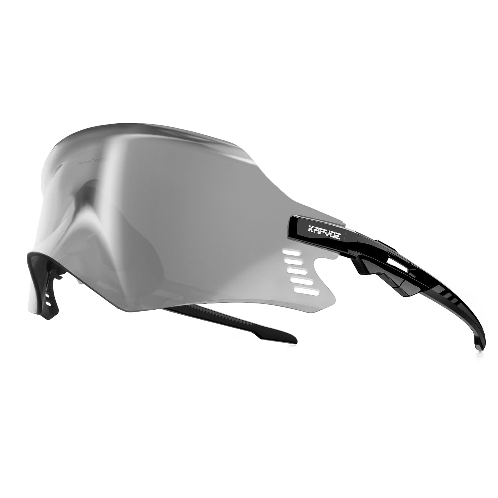 KAPVOE Cycling Sunglasses for Men & Women - Mountain Bike, Sport, Motorcycle, BMX & Equestrian Riding - UV Protection Polarized Lens for Outdoor Activities