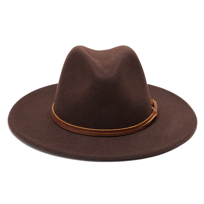 Stylish Billie Fedora Hat for Women - Trendy Wide Brim Sun Hat for Outdoor Activities, Beach, and Summer Fashion