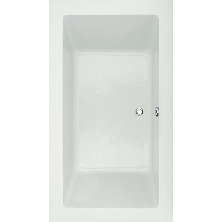 Danika Drop-In White Rectangle Acrylic Air Tub 73x41x21 Inch - Modern Freestanding Bathtub for Luxury Bathroom & Spa Relaxation