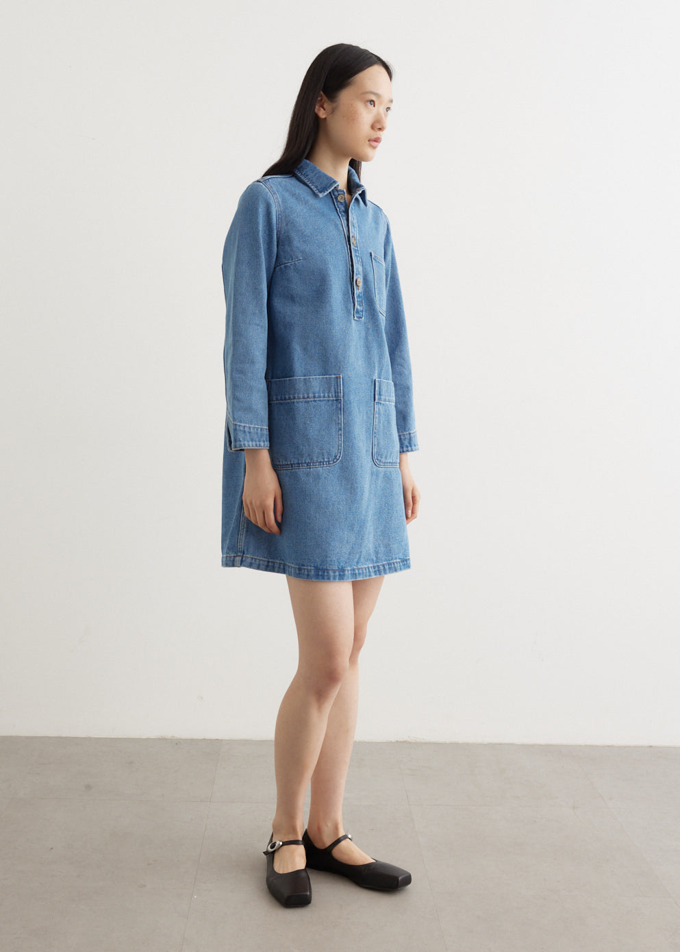 Aurelia Indigo Washed Robe - Soft & Comfortable Women's Loungewear for Spa, Home Relaxation & Cozy Evenings