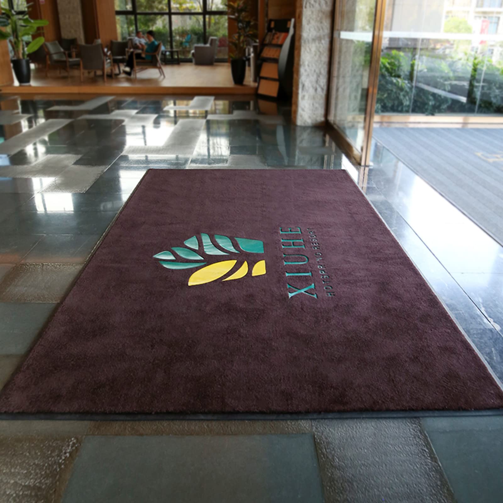 Premium Custom Logo Commercial Floor Mats - 3'x6' Non-Slip Entrance Rug with 13mm Thick Heavy Duty Design for Indoor/Outdoor Use - Perfect for Lobbies, Offices, Retail Stores & High Traffic Areas