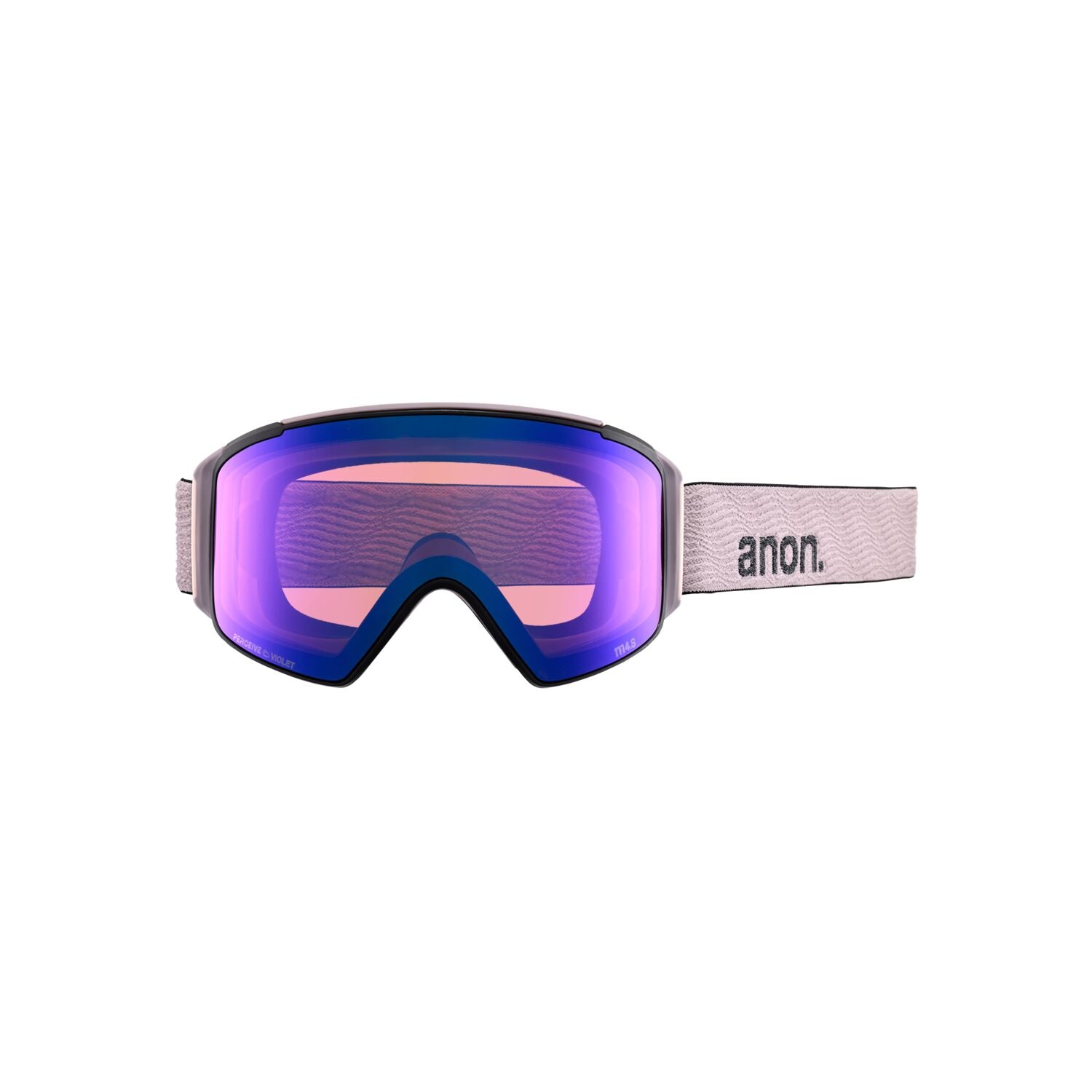 Anon M4S Cylindrical Snow Goggles - Elderberry Lens with Perceive Sunny Onyx Technology for Skiing & Snowboarding | UV Protection & Anti-Fog for Winter Sports