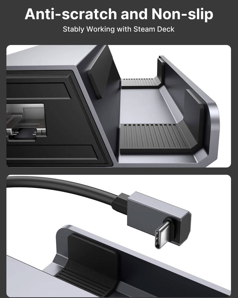 JSAUX 5-in-1 USB C Hub with HDMI, USB 3.0, Ethernet, PD Charging - HB0602 Docking Station for MacBook, iPad, Laptop - Perfect for Home Office, Remote Work & Multi-Monitor Setup