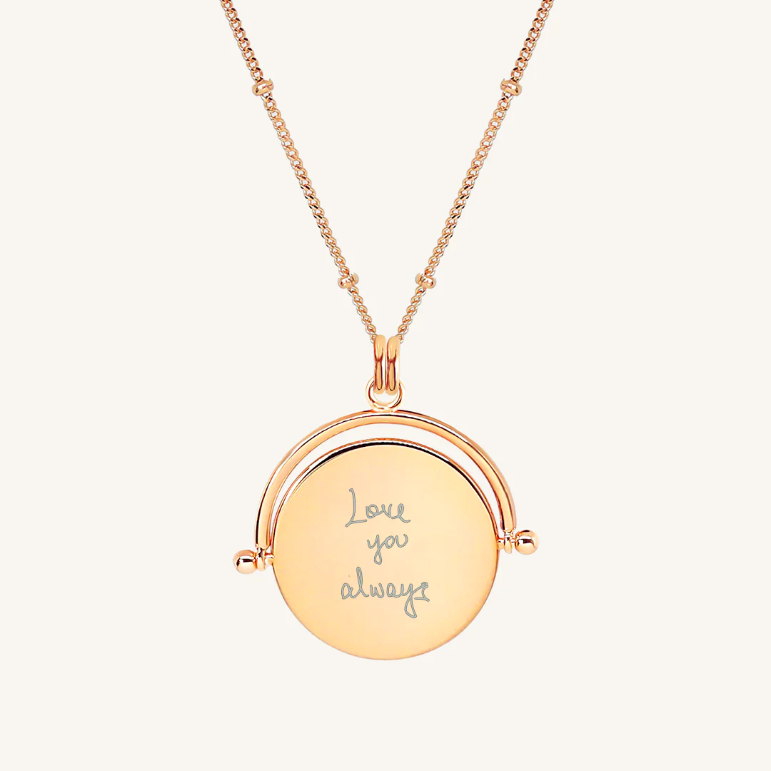 Handmade Illustrate Pendant Necklace for Women - Elegant Jewelry Gift for Birthday, Anniversary & Valentine's Day - Perfect for Casual Wear, Date Night & Special Occasions