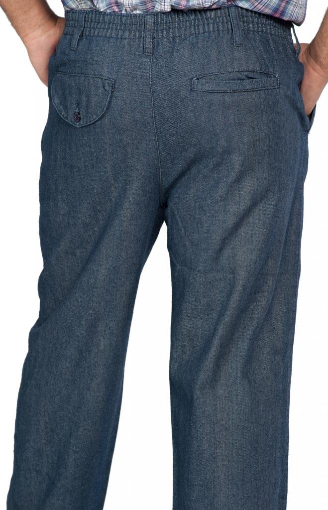 Falcon Bay Stretch Denim Jeans for Men & Women - Comfortable Full Elastic Waist for Everyday Wear, Work & Casual Outfits