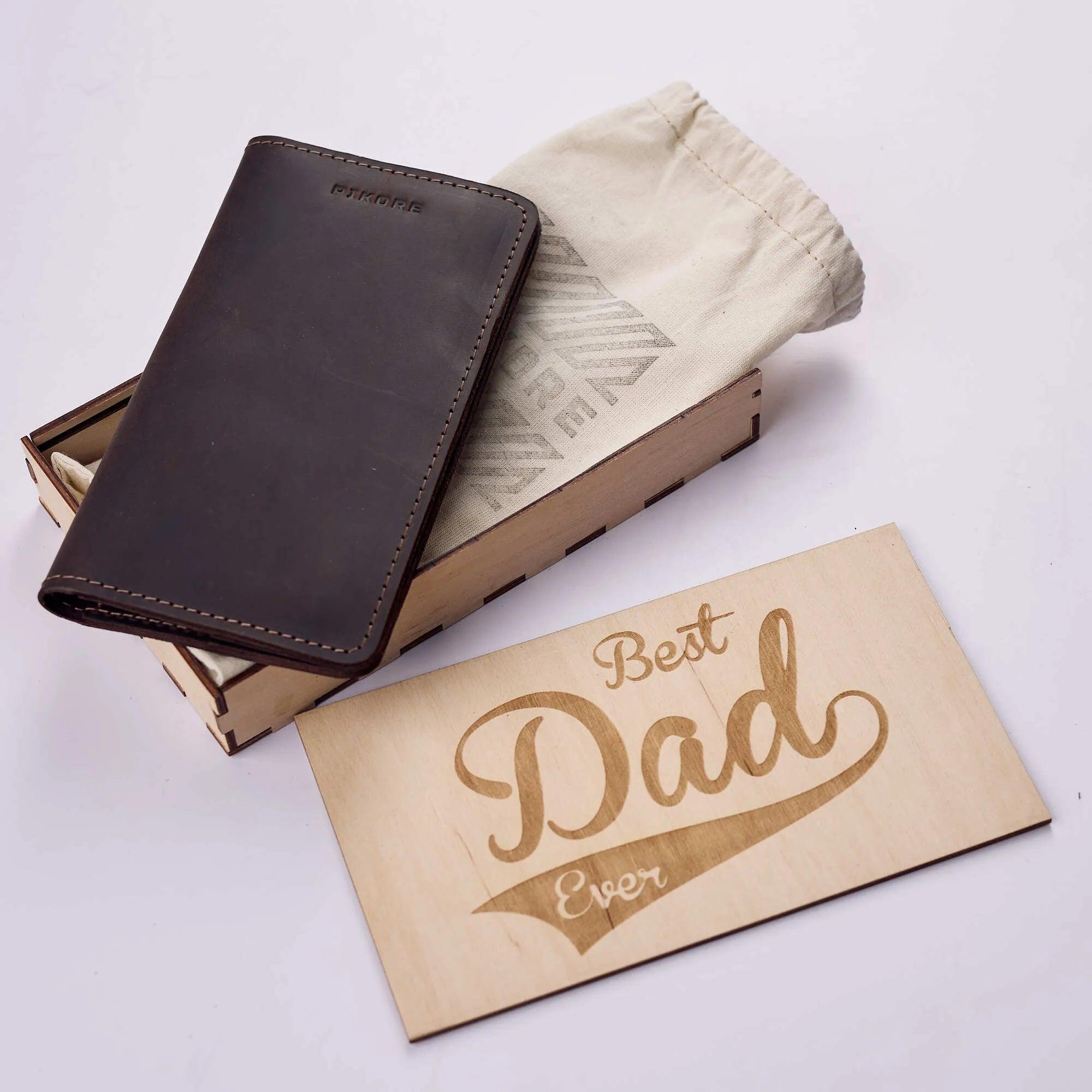 Premium Long Oxford Leather Wallet for Men - Slim RFID Blocking Bifold Wallet with Multiple Card Slots - Perfect for Travel, Business & Everyday Use
