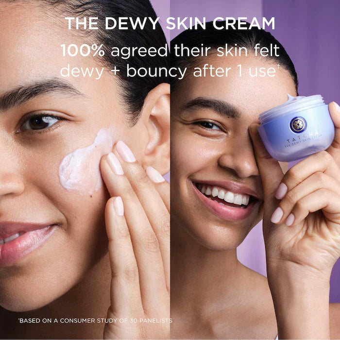 Tatcha Dewy Skin Duo - Hydrating & Cleansing Skincare Set for Glowing Complexion | Perfect for Daily Face Care & Travel Skincare Routine