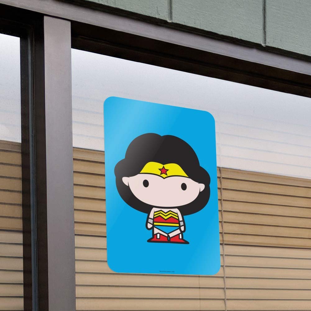 Wonder Woman Chibi Character Sign - Cute Superhero Decor for Home, Office & Business - Perfect for Superhero Fans & Comic Book Lovers