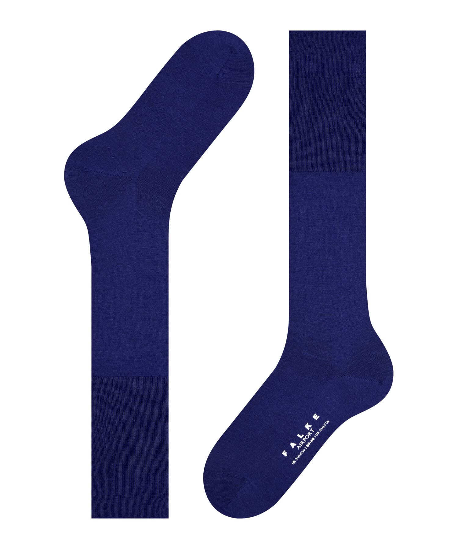 FALKE Men's Knee-High Dress Socks - Breathable Merino Wool & Cotton Blend for Business Travel & Office Wear - Comfortable Formal Socks for Airports, Work & Leisure Activities - 1 Pair