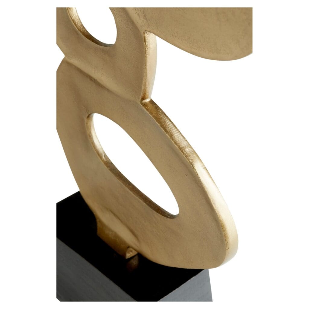 Cyan Design 11179 Chellean Lux #2 Sculpture in Gold - Elegant Home Decor for Living Room, Office & Luxury Gifts