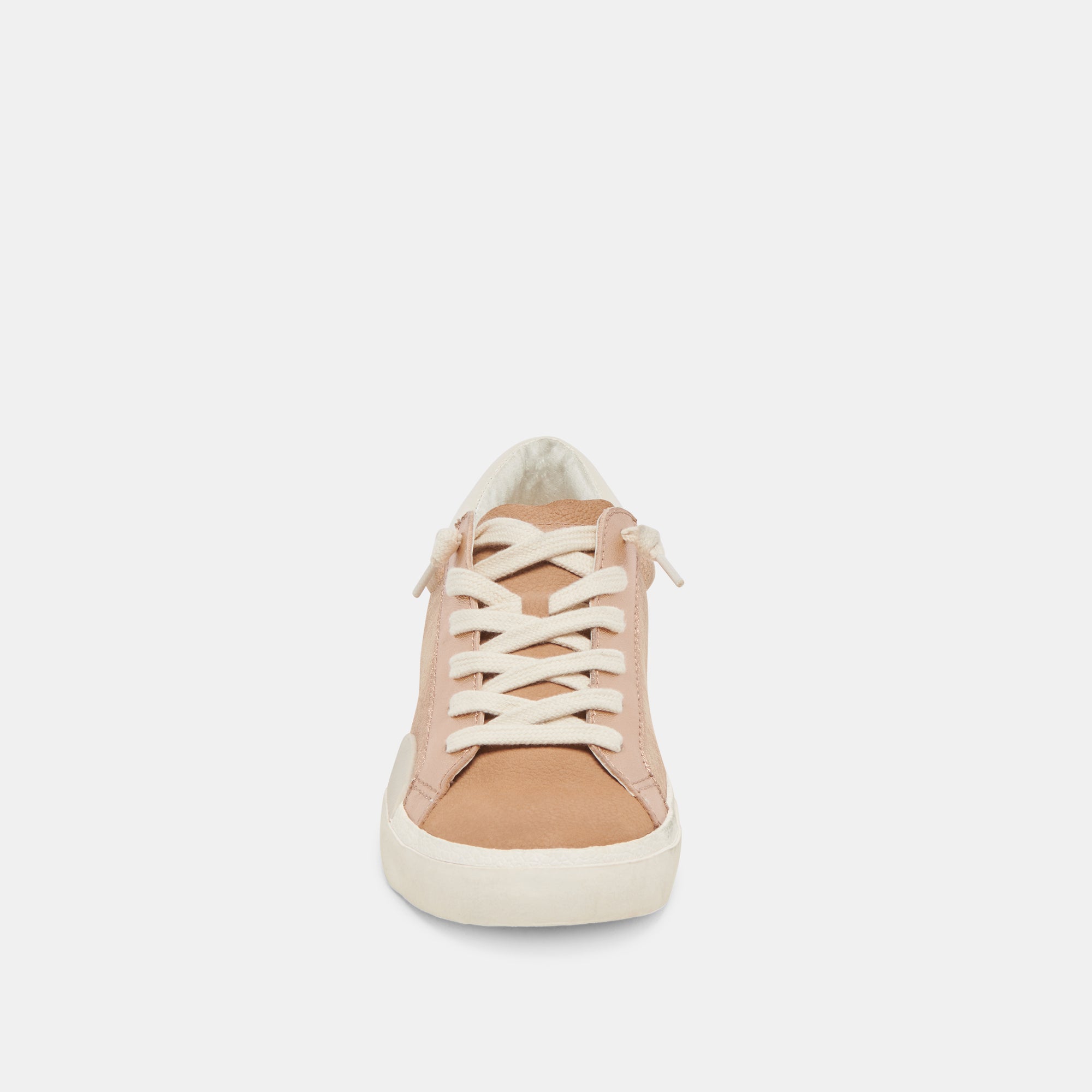 ZINA Women's Bronze Embossed Leather Sneakers - Stylish & Comfortable Casual Shoes for Walking, Work & Everyday Wear