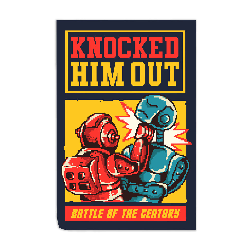 Knocked Out Wall Art - Modern Canvas Prints for Home & Office Decor - Perfect for Living Room, Bedroom, and Workspace