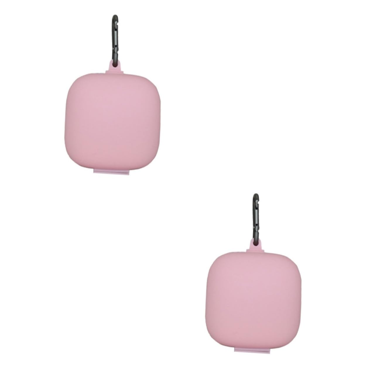 DOITOOL 2 Pack Silicone Headset Case Cover - Protective Clamshell Box Holder for Pro Headphones (Pink) - Perfect for Travel, Gym & Daily Storage