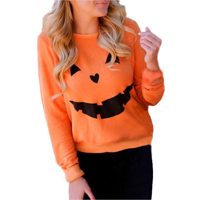 Halloween Pumpkin Sweater for Women & Men - Cozy Knit Pullover for Fall Parties, Costumes & Seasonal Outfits