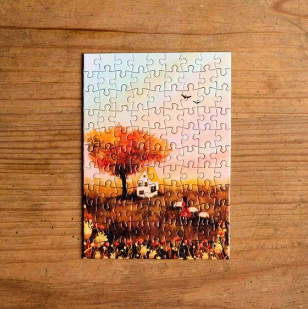 Cozy Cottage 99-Piece Jigsaw Puzzle for Adults - Relaxing Home Decor & Family Game Night Activity - Perfect for Stress Relief and Wall Art Display