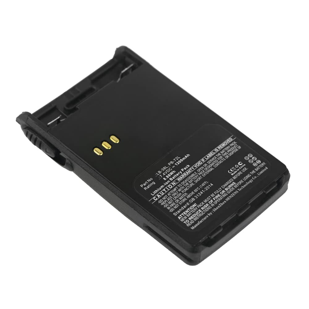 Synergy Digital 2-Way Radio Battery - 1200mAh Li-ion 7.4V Replacement Battery for PUXING PX-728 Walkie Talkie | Compatible with HUNTEC Battery | Perfect for Outdoor Adventures, Construction Sites & Emergency Communication