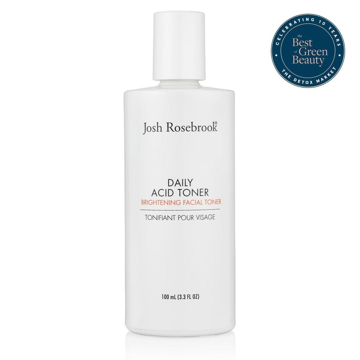 Best Daily Acid Toner for Glowing Skin - AHA/BHA Exfoliating Facial Toner for Acne & Pore Minimizing - Gentle Chemical Exfoliant for Sensitive Skin - Perfect for Morning & Night Skincare Routine