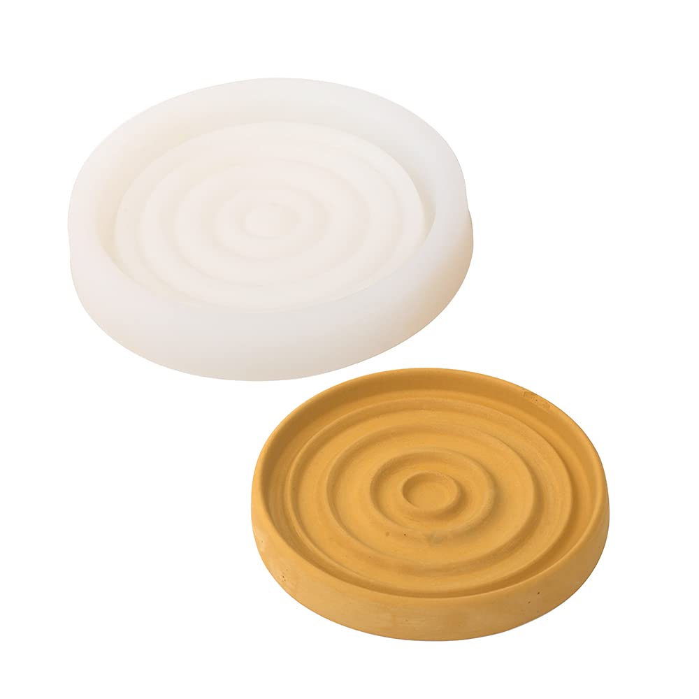 Premium Silicone Soap Dish Mold for DIY Handmade Round Soap Trays - Perfect for Bathroom Decor, Spa Essentials & Homemade Soap Making