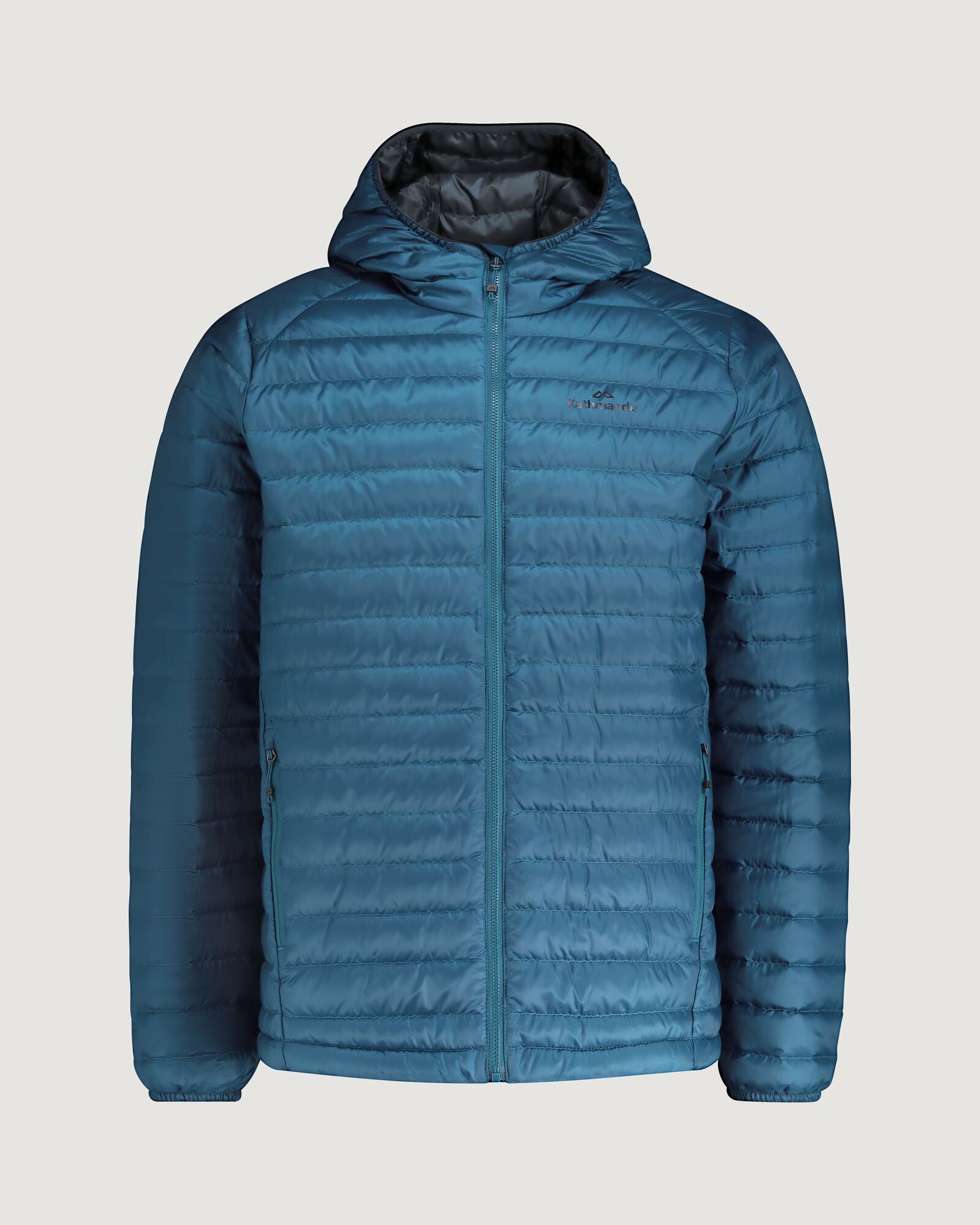 Men's Heli R Hooded Down Jacket - Lightweight Warm Winter Coat for Outdoor Activities | Water-Resistant Insulated Parka for Hiking, Skiing & Cold Weather