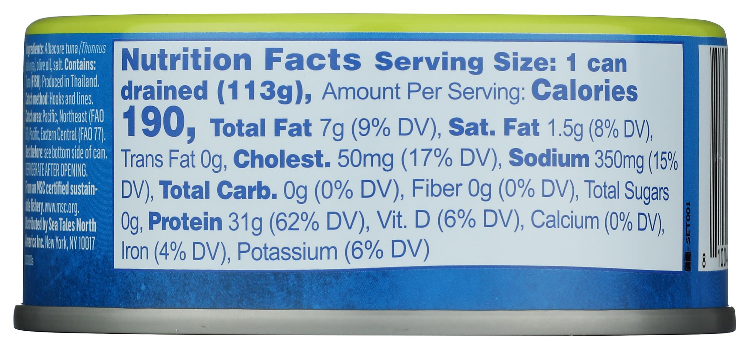 Premium Albacore Tuna in Olive Oil - Wild Caught, Non-GMO, 5 oz Can (Pack of 12) - High Protein, Keto & Paleo Friendly - Perfect for Salads, Sandwiches & Healthy Meal Prep