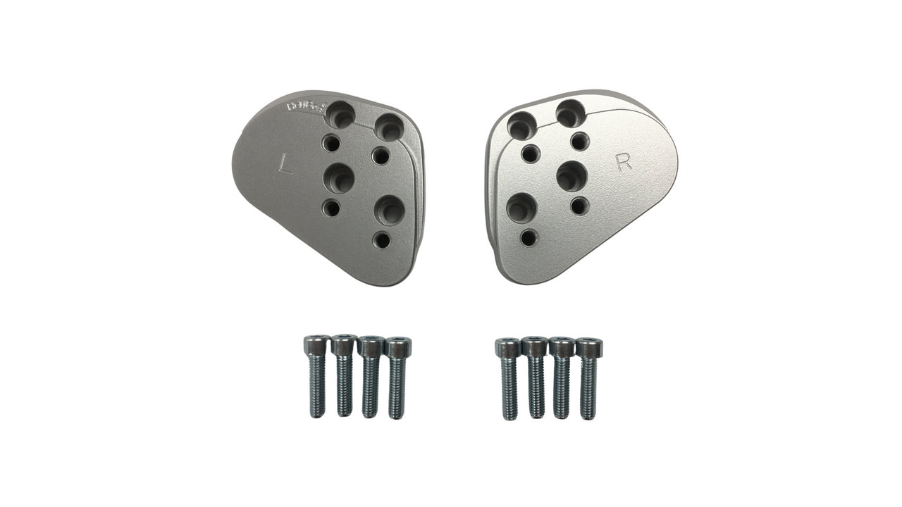 BMW R1200RT R1150RT R1100R HeliBars Tour Performance Handlebar Risers - Improve Comfort for Long Distance Motorcycle Touring