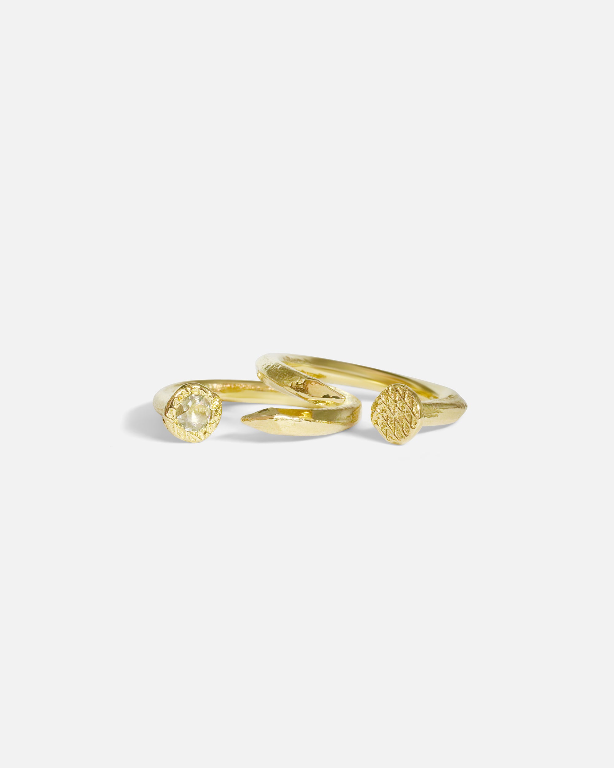 Trendy Twisted Nail Ring for Women - Unique Silver Stainless Steel Finger Jewelry - Perfect for Parties, Date Nights & Everyday Fashion Accessories