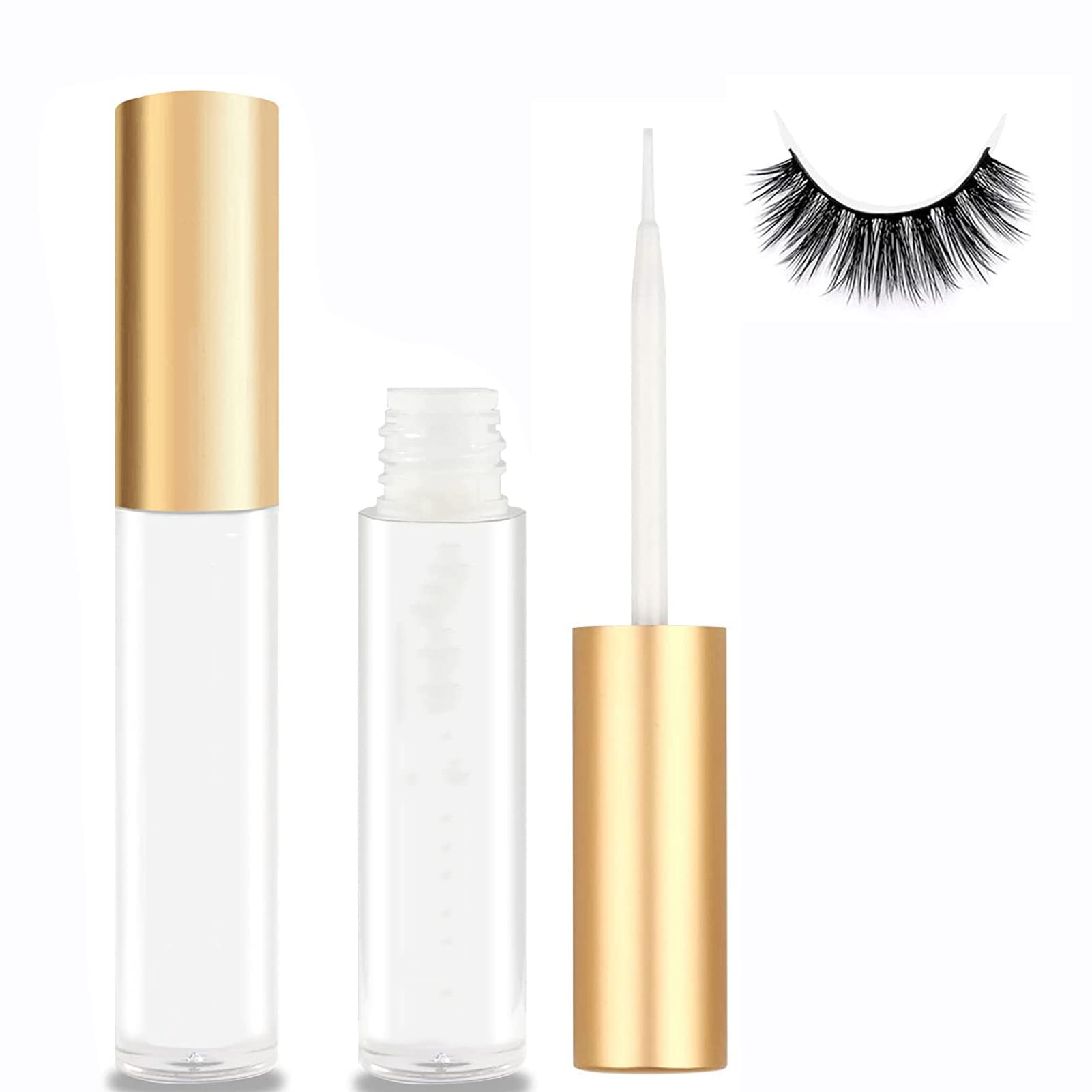 Best Strong Hold False Eyelash Glue - Fast Drying Adhesive for Strip Lashes (5ml/0.18oz) - Waterproof & Long Lasting - Perfect for Parties, Weddings & Daily Makeup