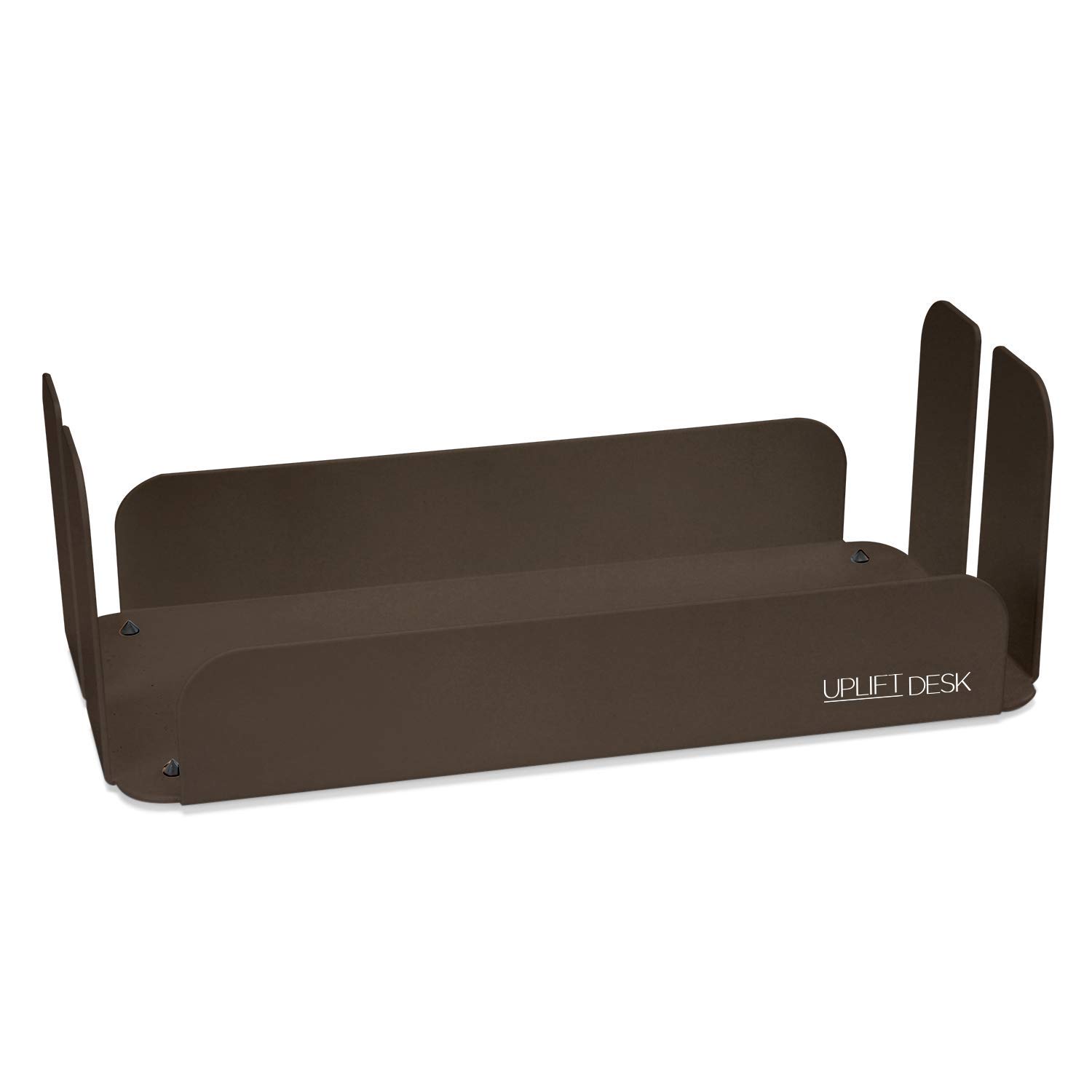 Industrial Style Acoustic Desktop Privacy Panel Holder by Uplift Desk - Office Workspace Sound Barrier for Focus & Productivity