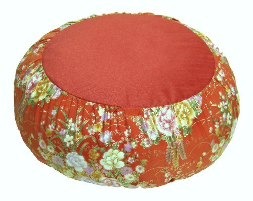 Japanese Silk Zafu Pillow - Meditation Cushion for Yoga & Zen Practice